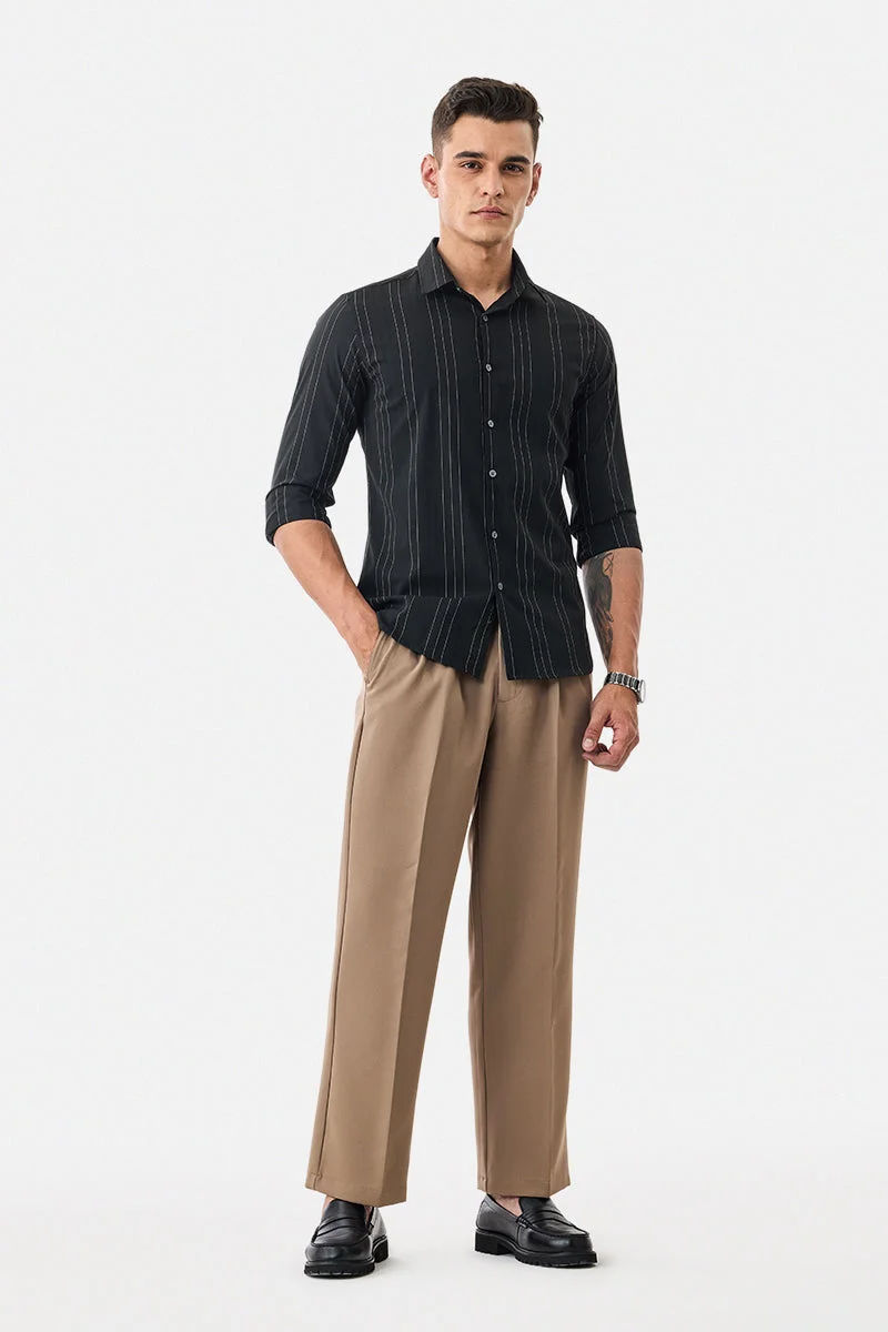 SNITCH Loose Fit Stretch Trousers